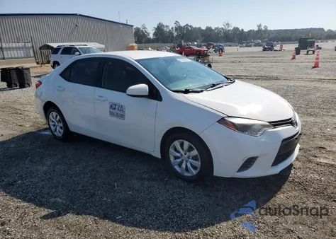 2015 Toyota Corolla L from USA, damaged, VIN 2T1BURHE0FC463935